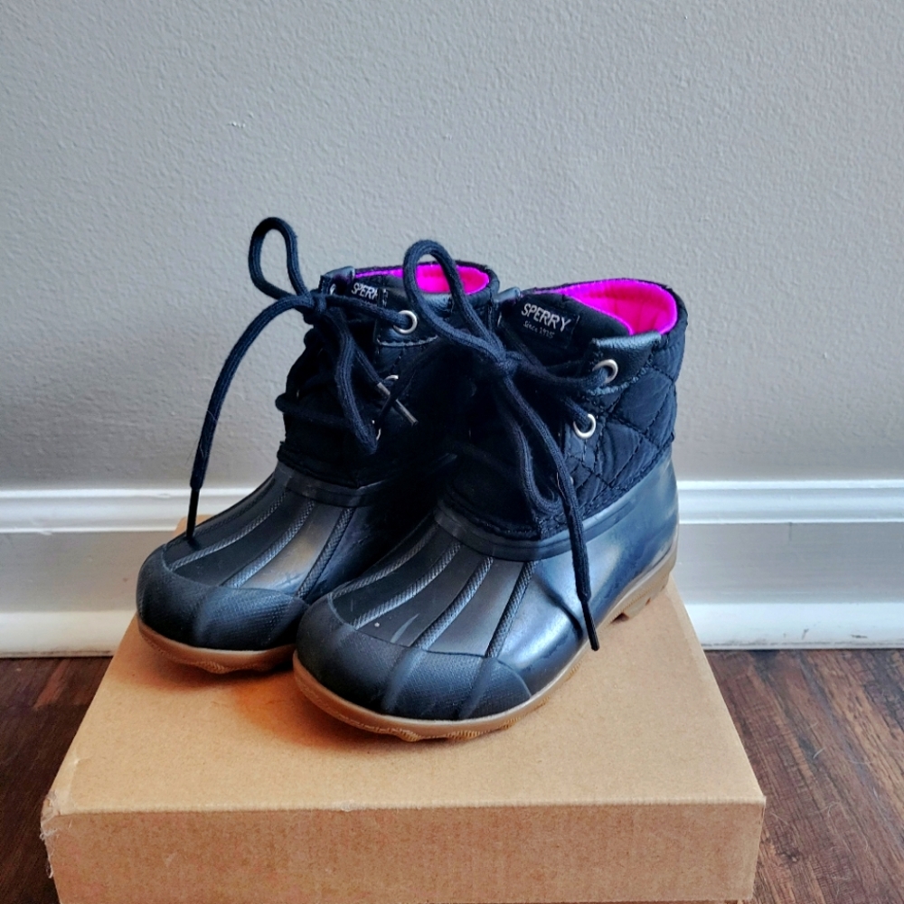 Toddler Sperry duck boots